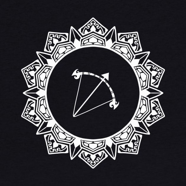 Sagittarius zodiac design by JustDoodle